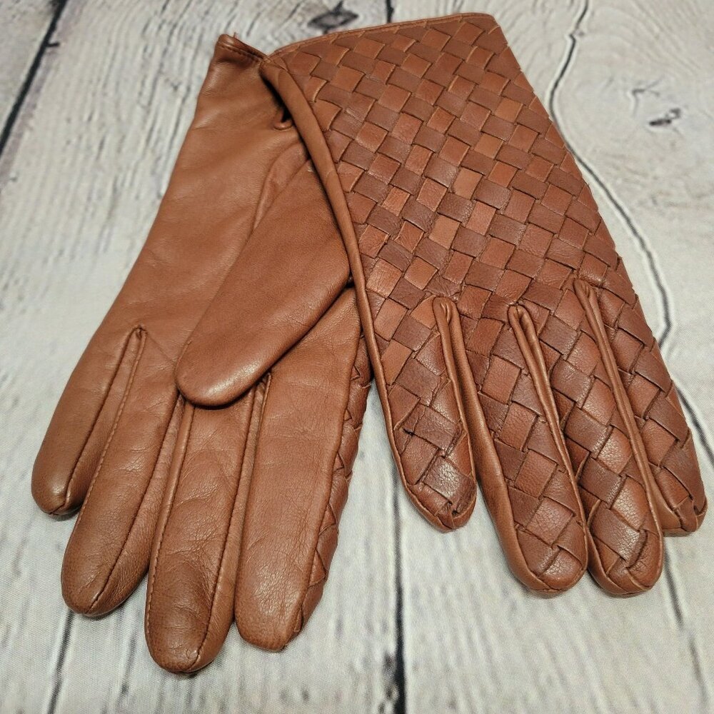 Bloomingdale's Fancy Nappa Leather Gloves - Exclusive